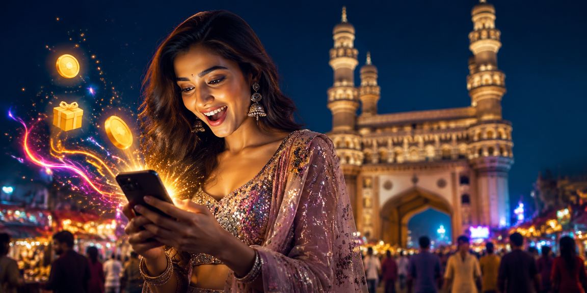 Player making a fast deposit from a mobile phone in Hyderabad casino environment